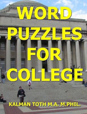 Book cover for Word Puzzles For College