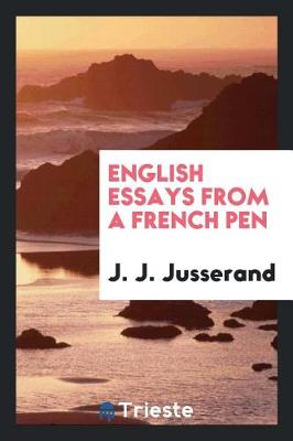 Book cover for English Essays from a French Pen