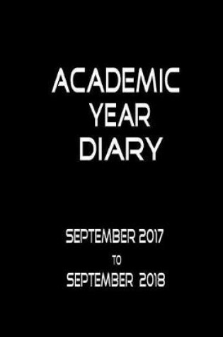 Cover of Academic Year Diary - Large - Black