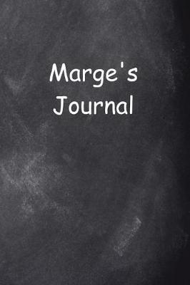 Cover of Marge Personalized Name Journal Custom Name Gift Idea Marge