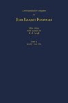 Book cover for Correspondance Complete de Rousseau 10
