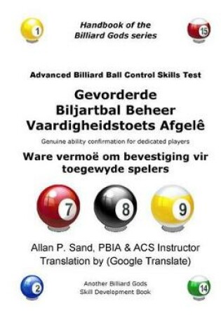 Cover of Gevorderde Biljartbal Beheer Vaardigheidstoets Afgele