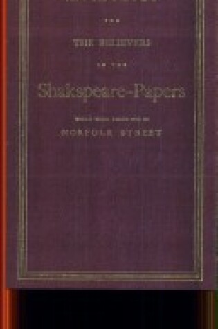 Cover of Apology for the Believers in the Shakespeare Papers Which Were Exhibited in Norfolk Street