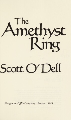 Book cover for The Amethyst Ring