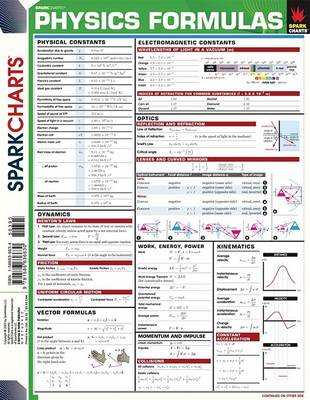Book cover for Physics Formulas (Sparkcharts)