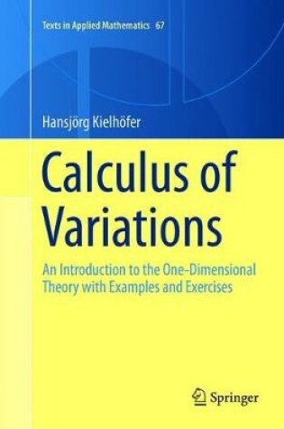 Cover of Calculus of Variations