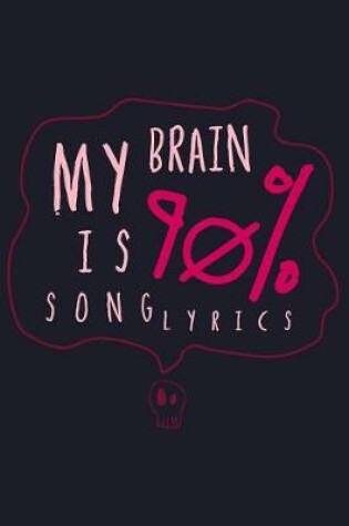 Cover of My Brain Is 90% Song Lyrics