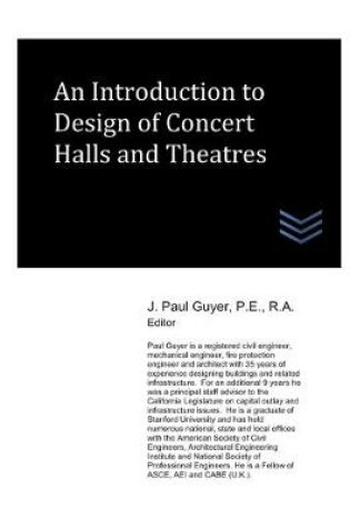 Cover of An Introduction to Design of Concert Halls and Theatres