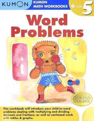 Book cover for Kumon Grade 5 Word Problems