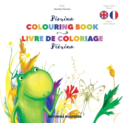 Book cover for Pierina Colouring Book / Piérina livre de coloriage