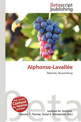 Cover of Alphonse-Lavall E