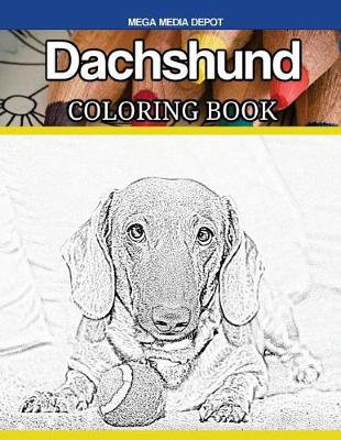 Book cover for Dachshund Coloring Book