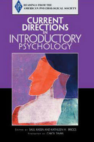 Cover of Current Directions in Introductory Psychology