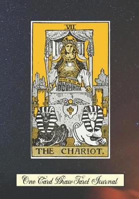 Book cover for The Chariot One Card Draw Tarot Journal