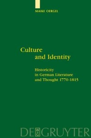 Cover of Culture and Identity