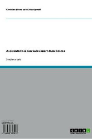 Cover of Aspirantat Bei Den Salesianern Don Boscos