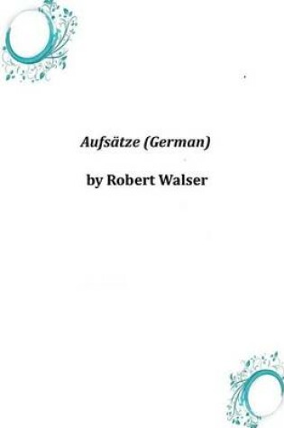 Cover of Aufsatze (German)