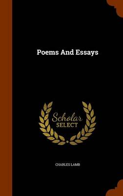 Book cover for Poems and Essays