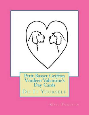 Book cover for Petit Basset Griffon Vendeen Valentine's Day Cards