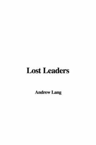 Cover of Lost Leaders