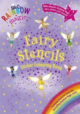 Book cover for Fairy Stencils Sticker Colouring Book