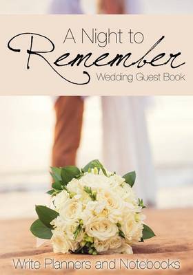 Book cover for A Night to Remember Wedding Guest Book