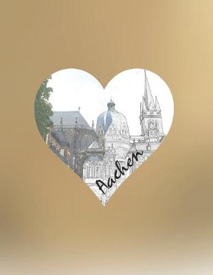 Book cover for Aachen - Faltmalbuch [Großformat]