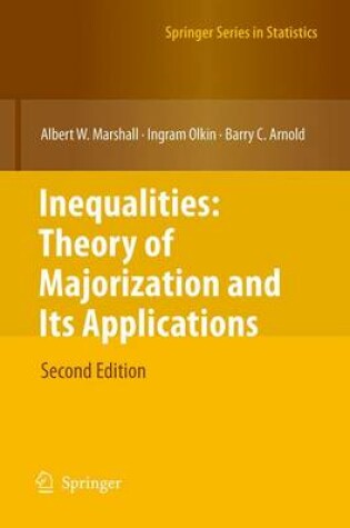 Cover of Inequalities: Theory of Majorization and Its Applications