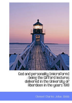 Book cover for God and Personality [Microform]