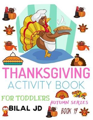 Book cover for Thanksgiving Activity Book for Toddlers