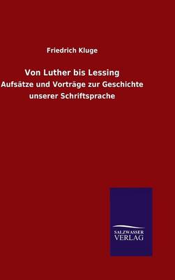 Book cover for Von Luther bis Lessing