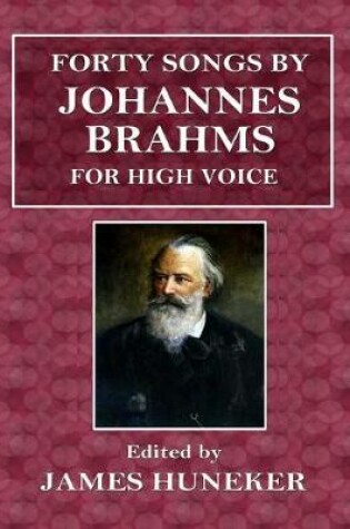 Cover of Forty Songs by Johannes Brahms