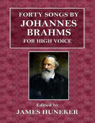 Book cover for Forty Songs by Johannes Brahms