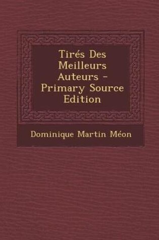 Cover of Tires Des Meilleurs Auteurs