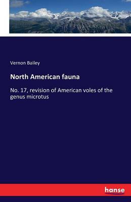 Book cover for North American fauna