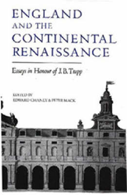 Book cover for England and the Continental Renaissance