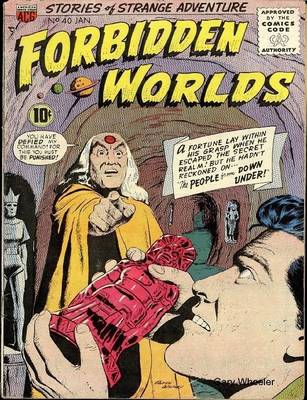 Book cover for Comic Book Forbidden Worlds 40