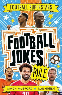 Book cover for Football Superstars: Football Jokes Rule