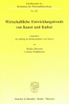 Book cover for Wirtschaftliche Entwicklungstrends in Kunst Und Kultur