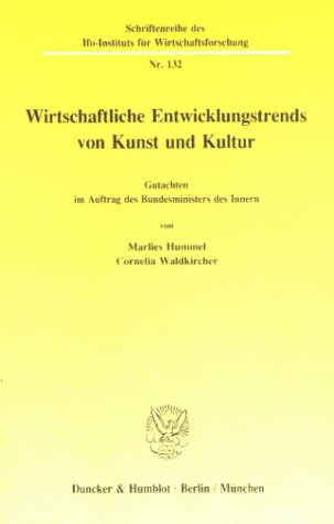 Book cover for Wirtschaftliche Entwicklungstrends in Kunst Und Kultur