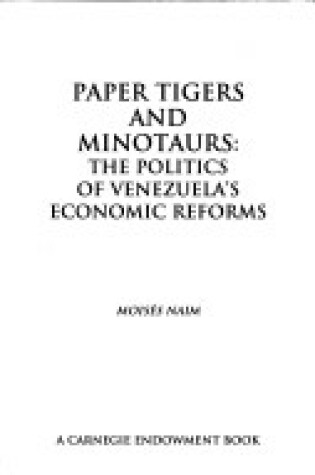 Cover of Paper Tigers and Minotaurs