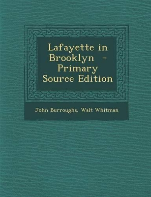 Book cover for Lafayette in Brooklyn - Primary Source Edition