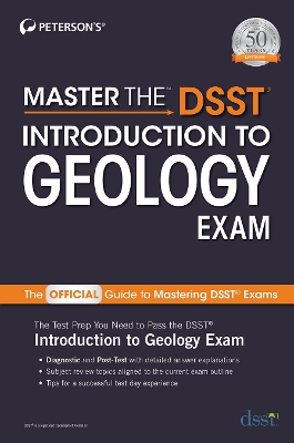 Book cover for Master the DSST Introduction to Geology Exam