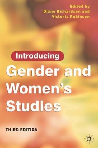 Cover of Introducing Gender and Womens Studies