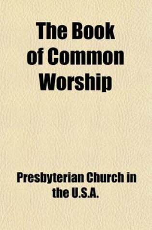 Cover of The Book of Common Worship