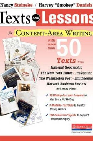 Cover of Texts and Lessons for Content-Area Writing