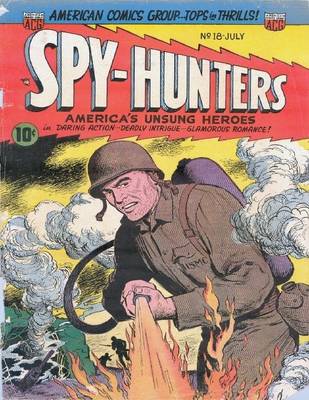 Book cover for Spy-Hunters Number 18 War Comic Book