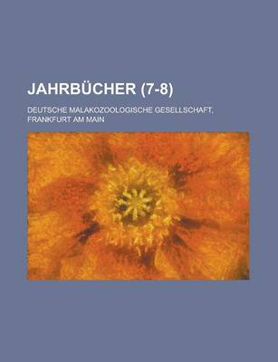 Book cover for Jahrbucher (7-8 )