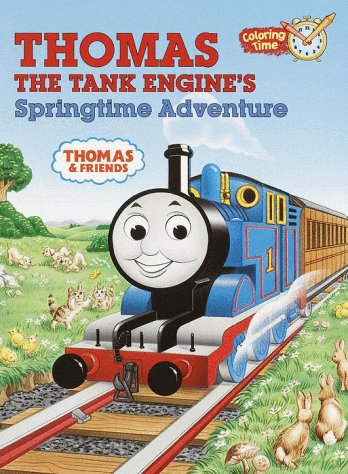 Book cover for Thomas the Tank Engine's Springtime Adventure
