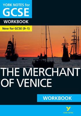 Book cover for The Merchant of Venice: York Notes for GCSE Workbook the ideal way to catch up, test your knowledge and feel ready for and 2023 and 2024 exams and assessments